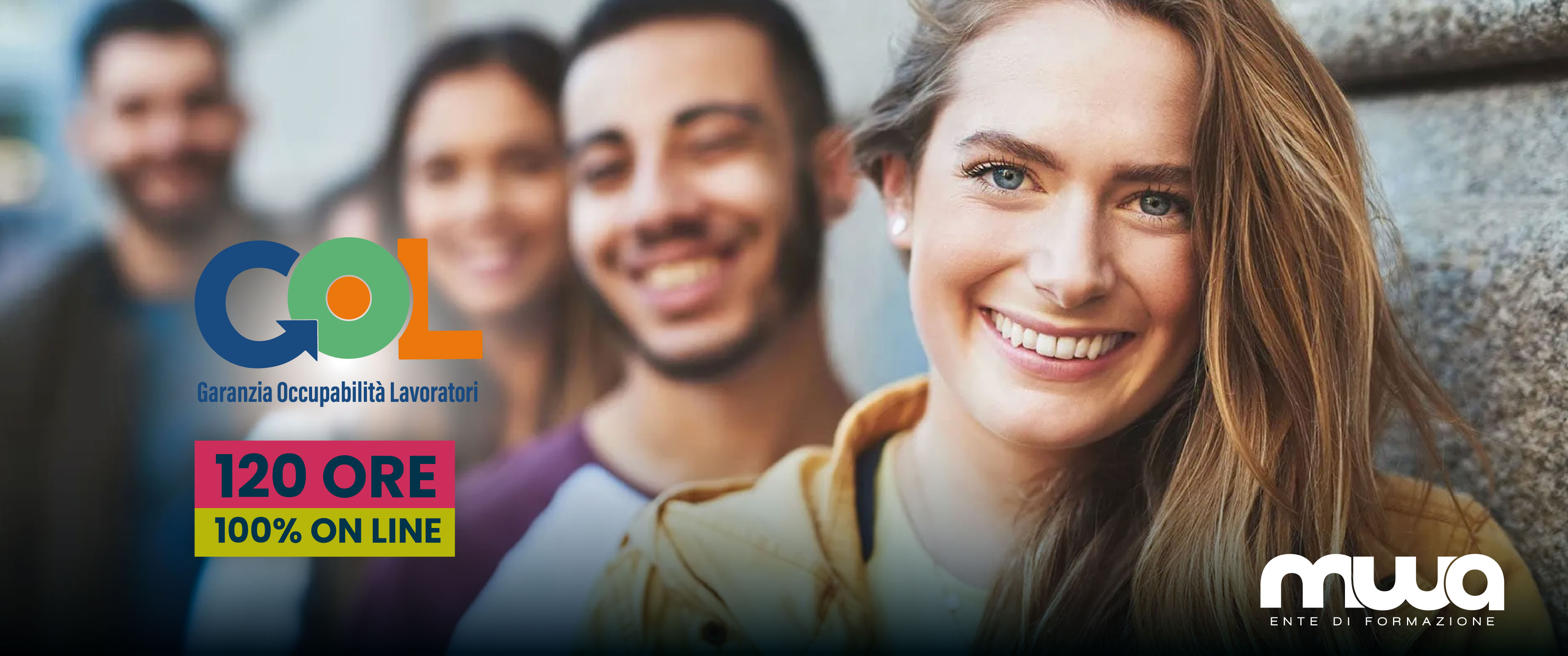 Partecipanti ai corsi GOL da 120 ore MW Academy formazione gratuita online Campania